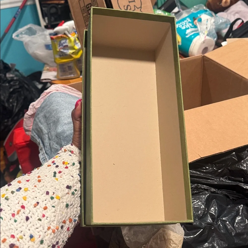 Gucci Green Textured Decorative Storage Box